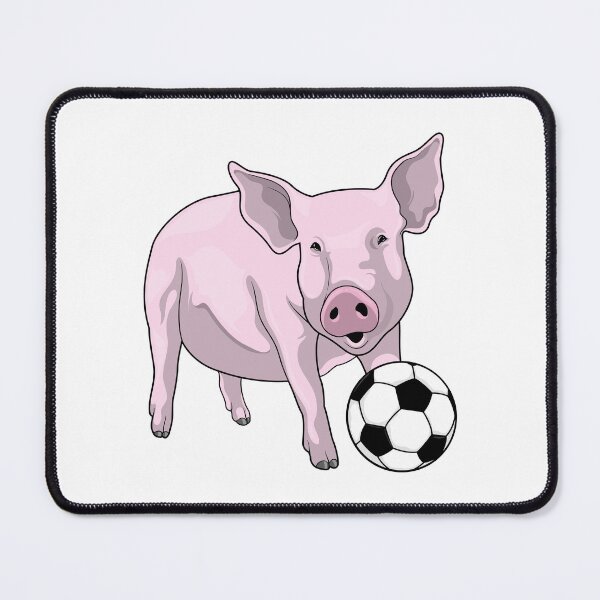 Item preview, Pig Soccer player Soccer designed and sold by Snabdesign84.