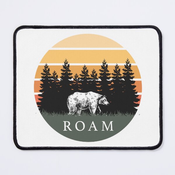 Item preview, Roam | Featuring a Grizzly Bear roaming through the forest at sunrise designed and sold by BackpackTravel.