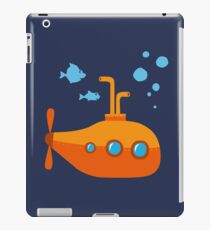 Orange submarine submarine iPad Case/Skin