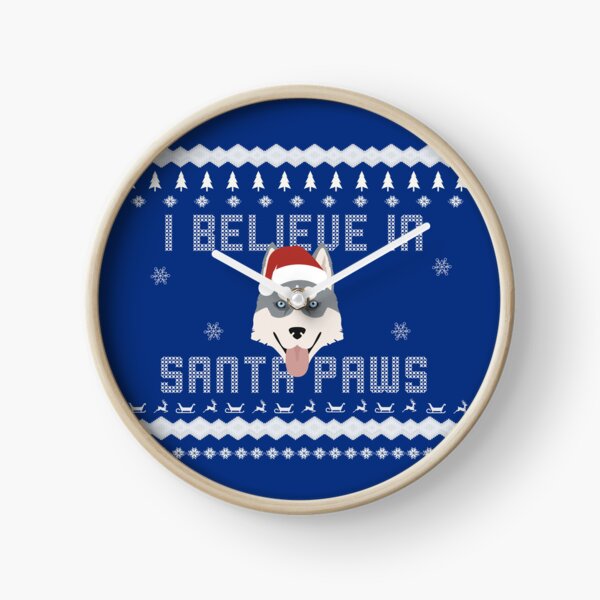 Item preview, Husky Christmas Sweater - Husky Ugly Christmas Sweater - Happy Holidays Dog - Husky I believe in Santa paws designed and sold by ALLURE-minimal.