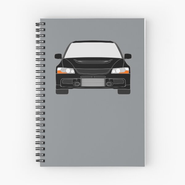 Aperçu de l'œuvre Mitsubishi Lancer EVO IX couleur noire créée et vendue par EdimDesign.