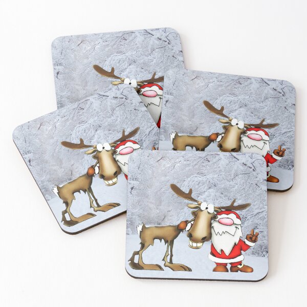 Item preview, Santa and Reindeer designed and sold by Erika Kaisersot.