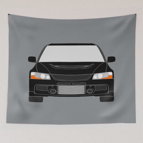 Artikelvorschau, Mitsubishi Lancer EVO IX schwarze Farbe entworfen und verkauft von EdimDesign.
