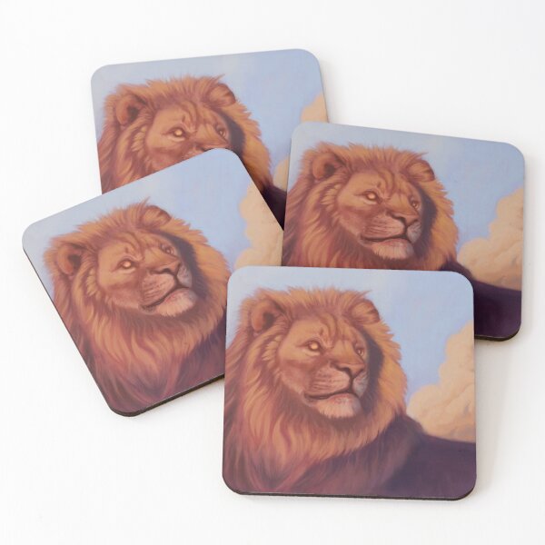Item preview, Sunset lion designed and sold by Mythicartsbyevy.