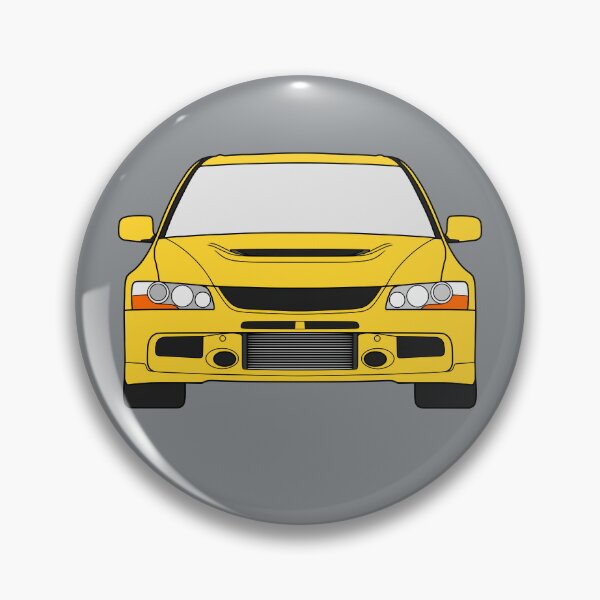 Item preview, Mitsubishi Lancer EVO IX dandelion yellow color designed and sold by EdimDesign.