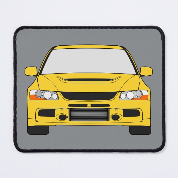 Item preview, Mitsubishi Lancer EVO IX dandelion yellow color designed and sold by EdimDesign.