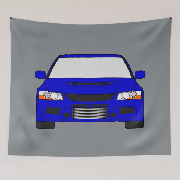 Artikelvorschau, Mitsubishi Lancer EVO IX blaue Farbe entworfen und verkauft von EdimDesign.