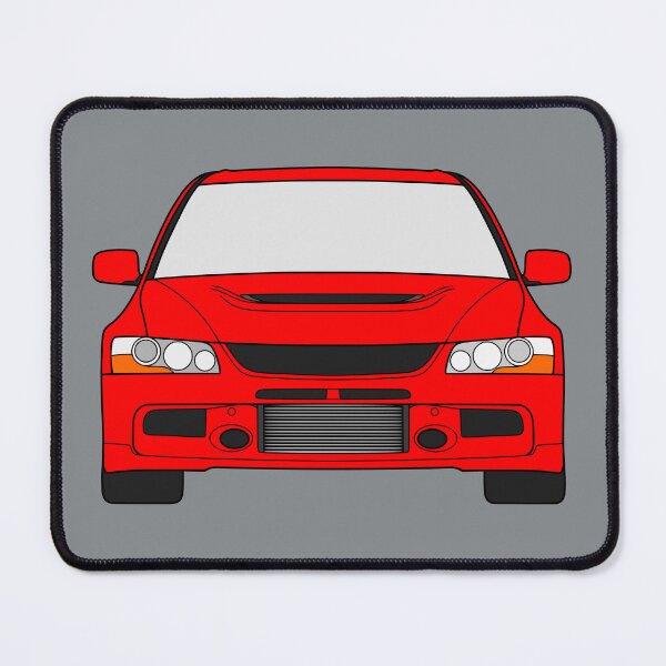 Item preview, Mitsubishi Lancer EVO IX solid red color designed and sold by EdimDesign.