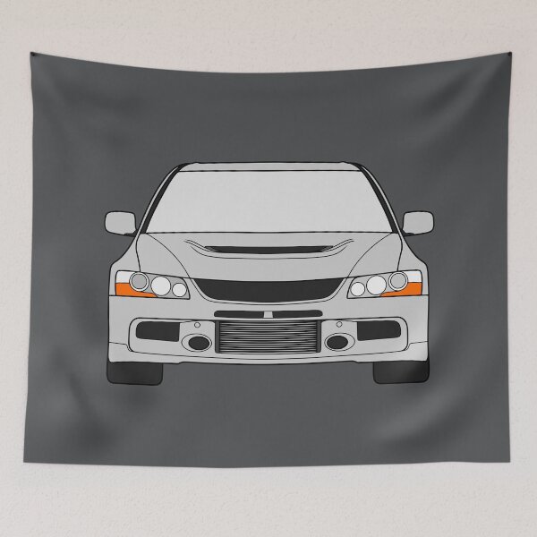 Artikelvorschau, Mitsubishi Lancer EVO IX silberne Farbe entworfen und verkauft von EdimDesign.