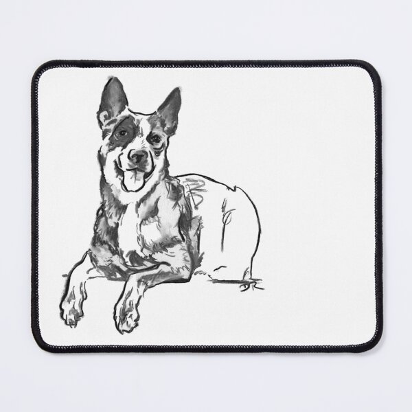Item preview, Blue Heeler Drawing designed and sold by douglasrickard.