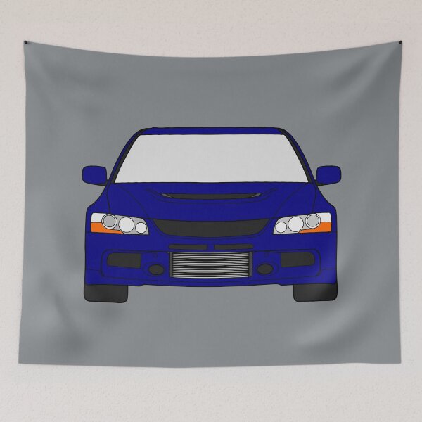 Artikelvorschau, Mitsubishi Lancer EVO IX blaue Farbe entworfen und verkauft von EdimDesign.