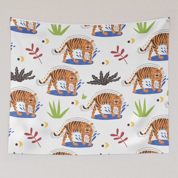 Item preview, Jungle pattern designed and sold by Tiny-Love ⭐⭐⭐⭐⭐.