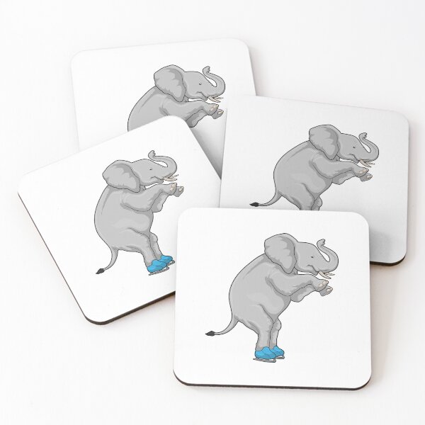 Aperçu de l'œuvre Elephant Ice skating Ice skates créée et vendue par Snabdesign84.