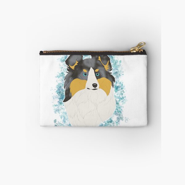 Item preview, Shetland Sheepdog - blue merle tricolour watercolour designed and sold by Cynthiaetal.