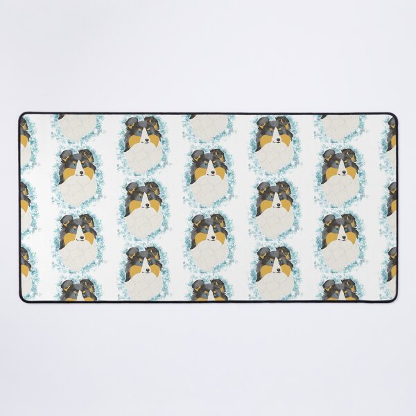 Item preview, Shetland Sheepdog - blue merle tricolour watercolour designed and sold by Cynthiaetal.