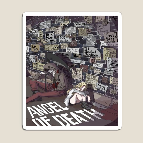 Character Angels Of Death Magnet for Sale by weselwirazz