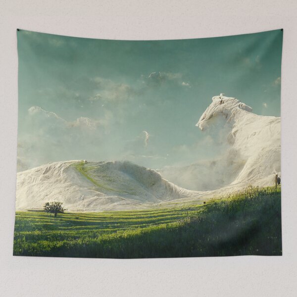 Item preview, Fantastic Landscape Mountain Horse. Magical Cloud Horse designed and sold by Pet Shelter.