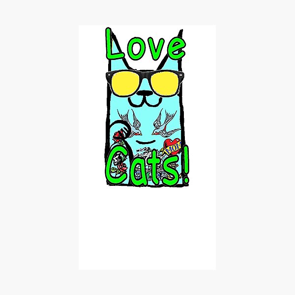 Item preview, gothic,goth,nugoth,love,kitty,cat,cats,japan, designed and sold by LowEndGraphics.