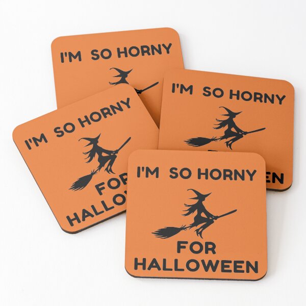 Item preview, I'm so horny for halloween designed and sold by authenticwords.