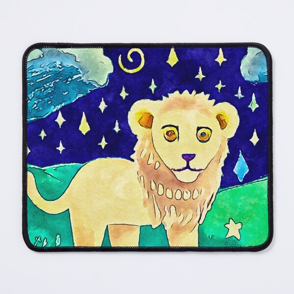 Item preview, Whimsical Roamer: Three-Legged Lion in Watercolor designed and sold by Floralife.