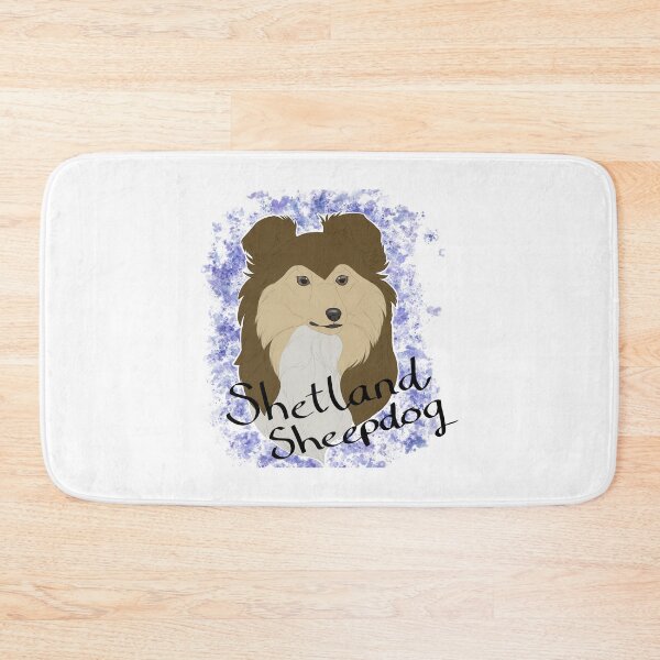 Item preview, Shetland Sheepdog - sable watercolour and breedname designed and sold by Cynthiaetal.