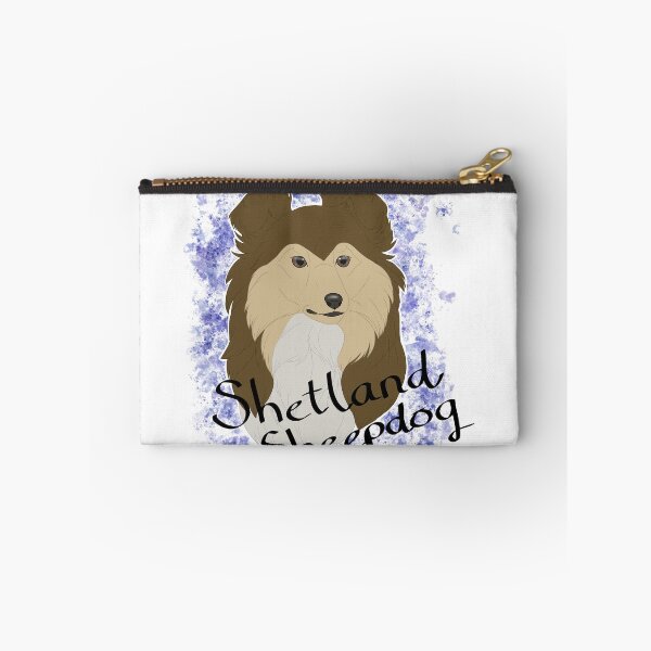 Item preview, Shetland Sheepdog - sable watercolour and breedname designed and sold by Cynthiaetal.