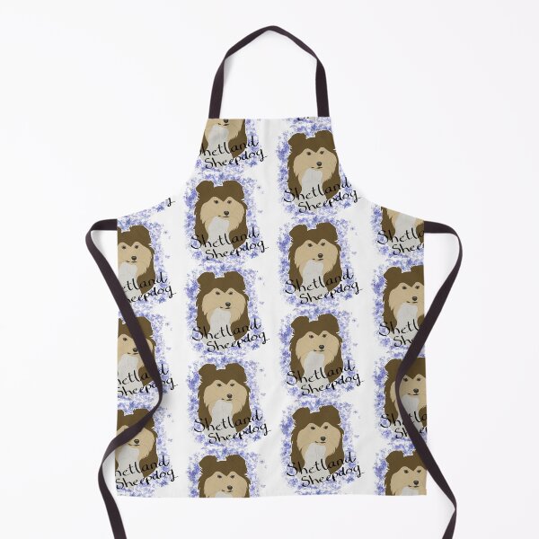Item preview, Shetland Sheepdog - sable watercolour and breedname designed and sold by Cynthiaetal.