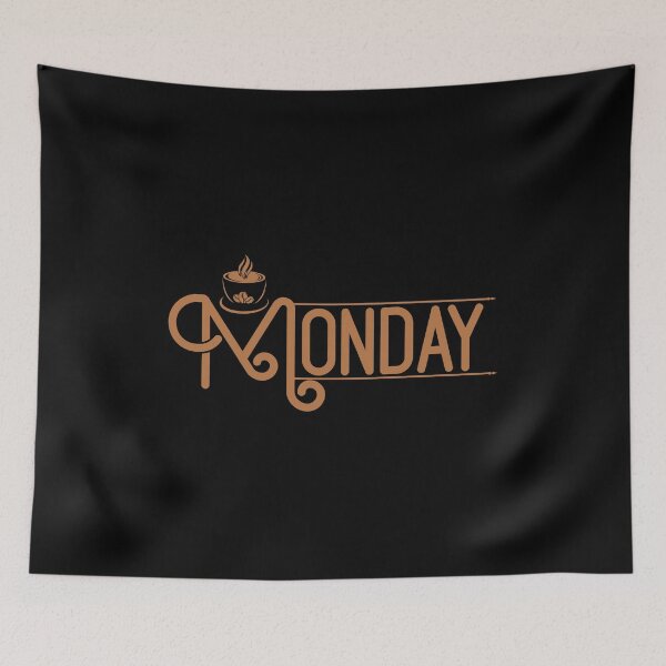Item preview, Monday Coffee, Monday, Funny Monday, Day Of The Week, Cute Monday Tee, Daily, Coffee designed and sold by RedArtsDesign.