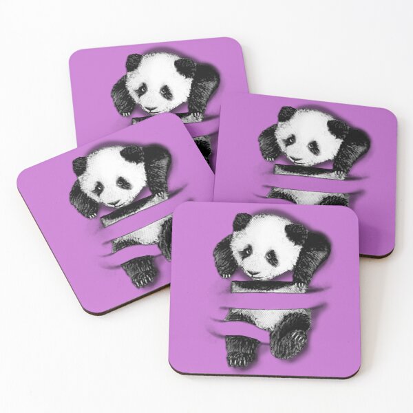 Item preview, Panda in ribbons designed and sold by Iuliia Nerd.