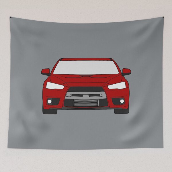 Item preview, Mitsubishi Lancer EVO X red color designed and sold by EdimDesign.