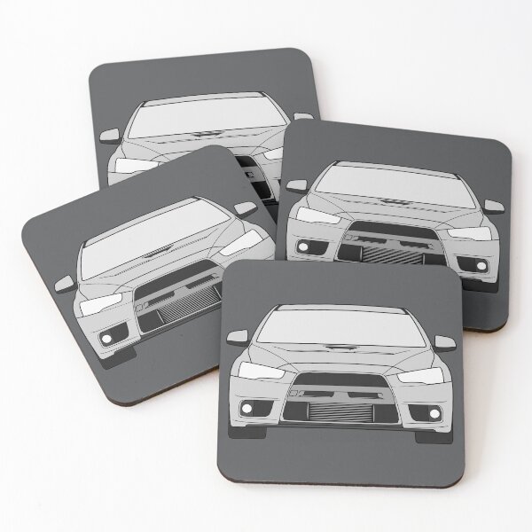 Item preview, Mitsubishi Lancer EVO X silver color designed and sold by EdimDesign.