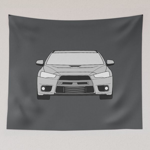 Item preview, Mitsubishi Lancer EVO X silver color designed and sold by EdimDesign.