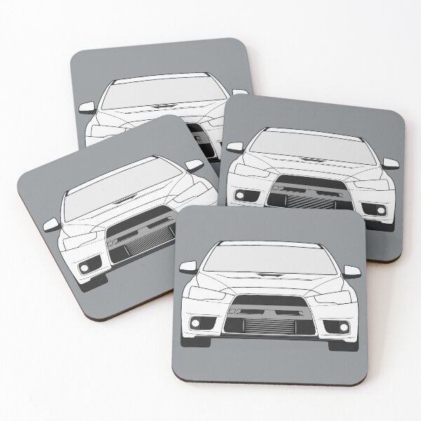 Item preview, Mitsubishi Lancer EVO X white color designed and sold by EdimDesign.