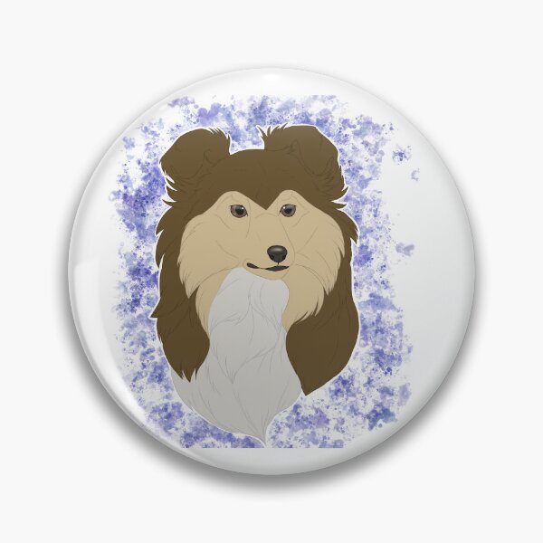 Item preview, Shetland Sheepdog - sable watercolour designed and sold by Cynthiaetal.