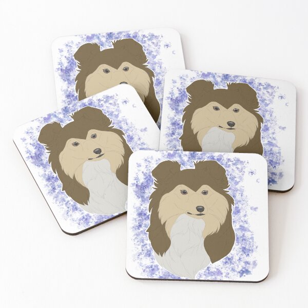 Item preview, Shetland Sheepdog - sable watercolour designed and sold by Cynthiaetal.