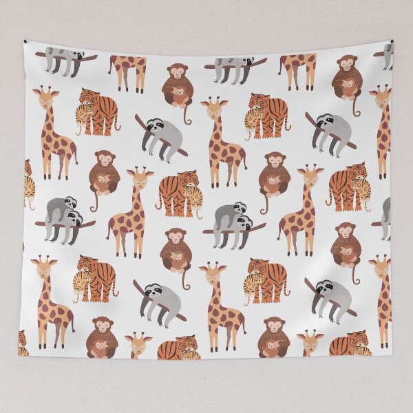 Item preview, wild animals pattern designed and sold by Tiny-Love ⭐⭐⭐⭐⭐.