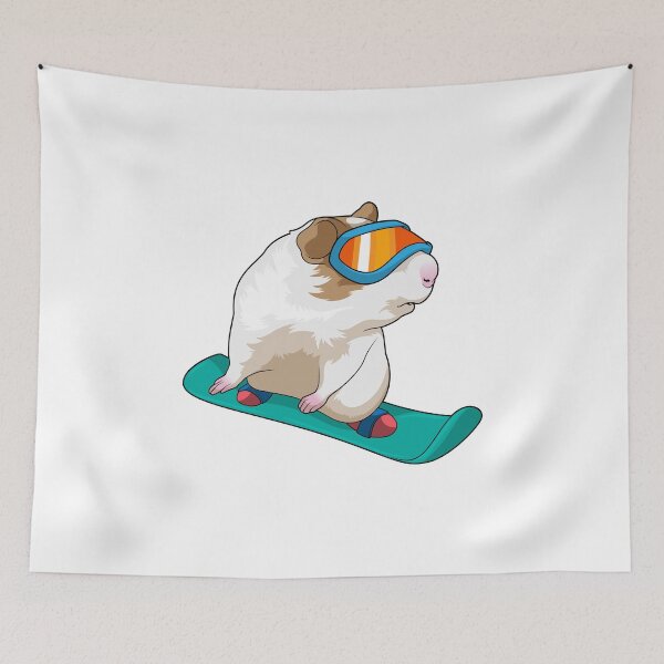 Item preview, Guinea pig Snowboarder Snowboard designed and sold by Snabdesign84.