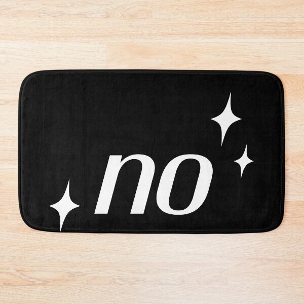 Item preview, ★No★ Word/Letter (White) designed and sold by Gizerp.