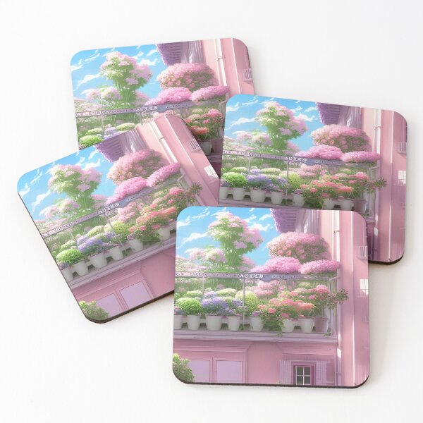 Item preview, [10]Flora Sweet Balcony Anime Styles Print designed and sold by mondstudio.