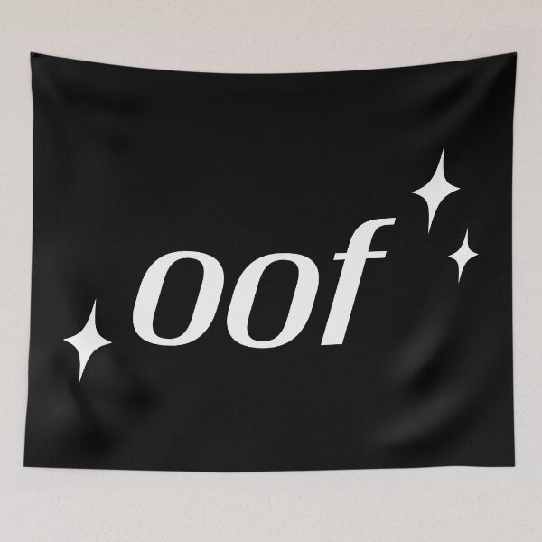 Item preview, ★Oof★ Word/Letter (White) designed and sold by Gizerp.