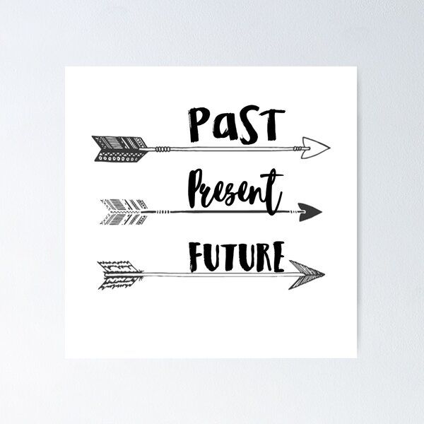 Past, Present, Future Typography Design