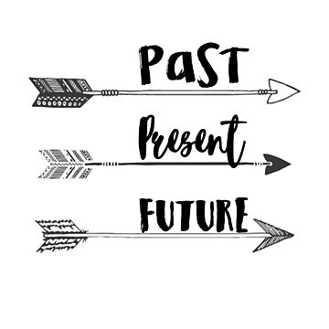 Past, Present, Future Typography Design