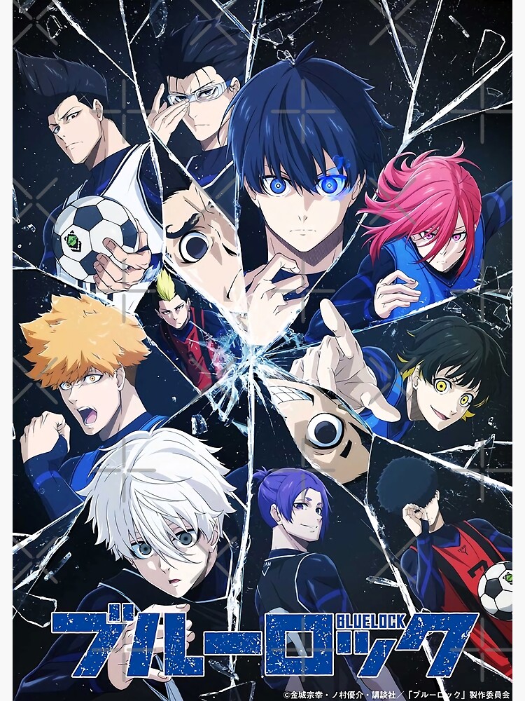 Disover Blue Eyes Yoichi - Epic Manga Football Premium Matte Vertical Poster