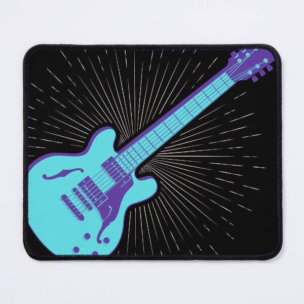 Item preview, blue guitar designed and sold by La boutique de Clémence.
