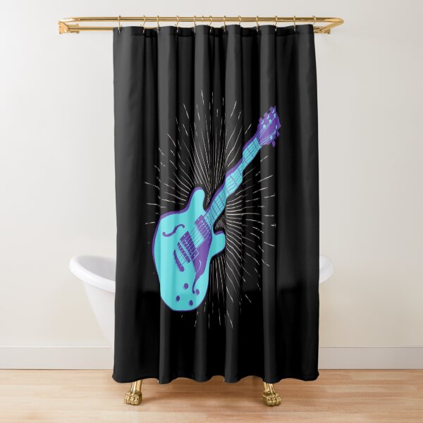 Item preview, blue guitar designed and sold by La boutique de Clémence.