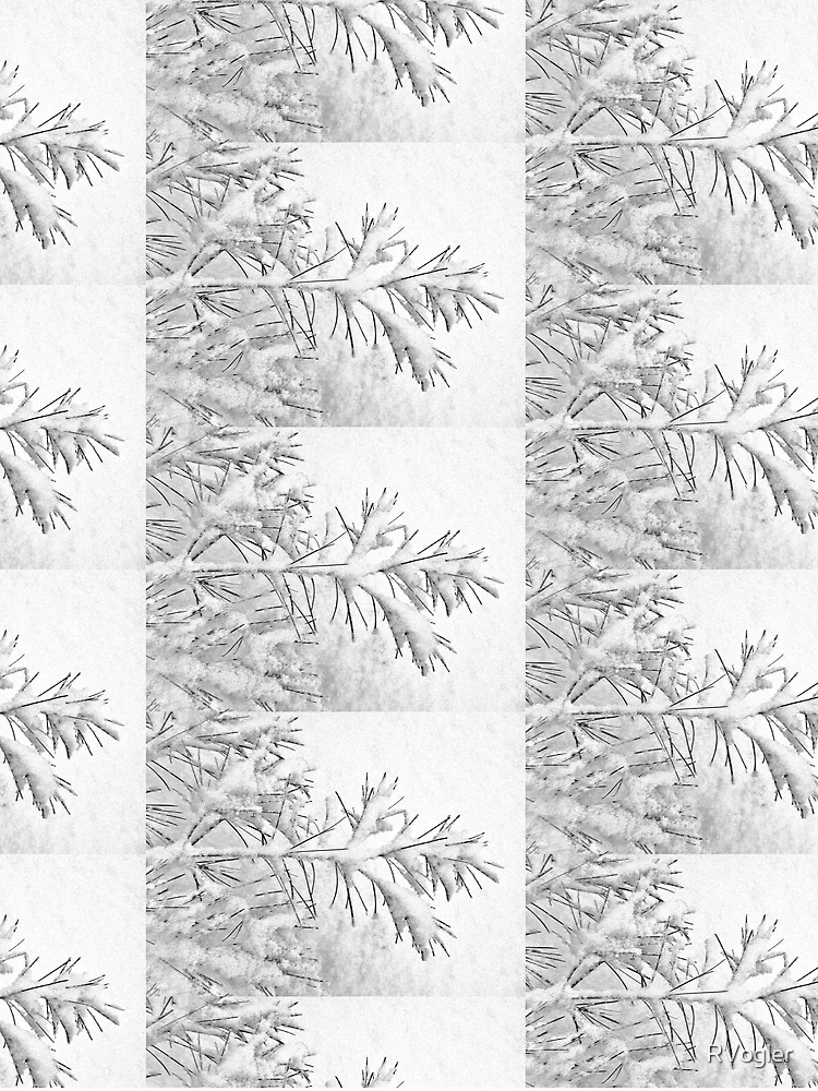 Thumbnail 3 of 3, Scarf, A Wintry Script designed and sold by RVogler.