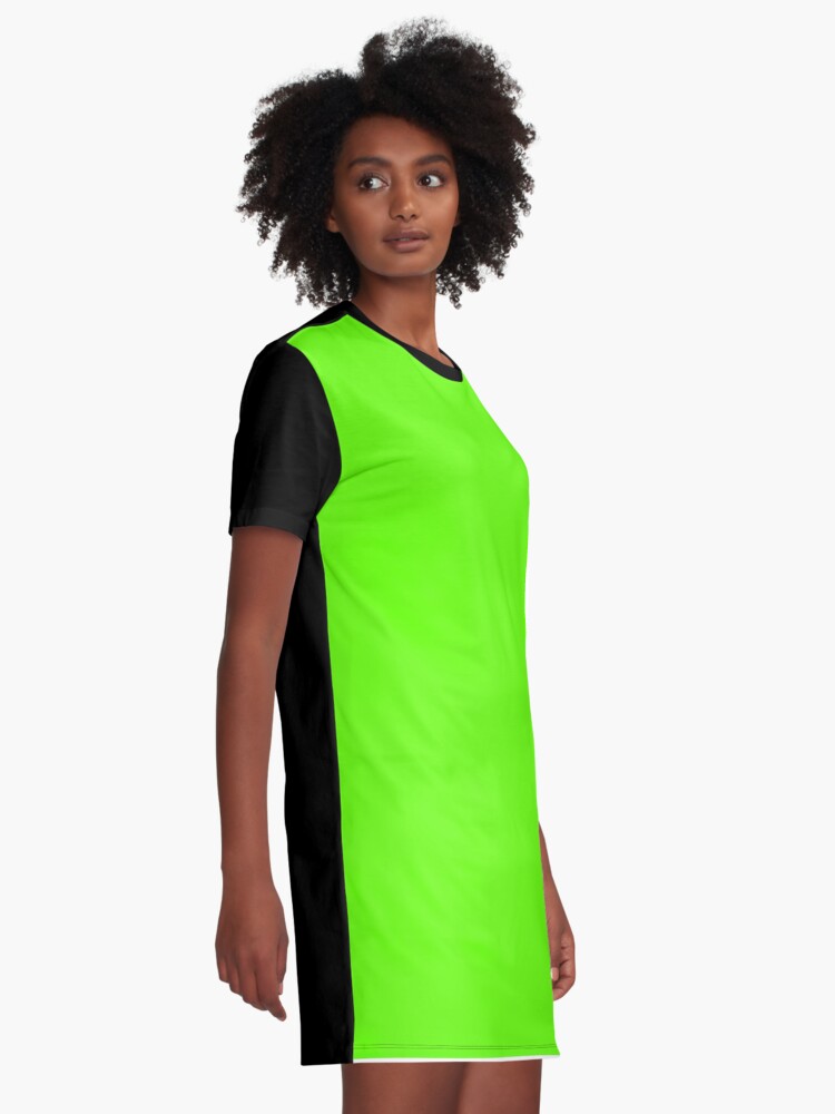 neon jersey dress
