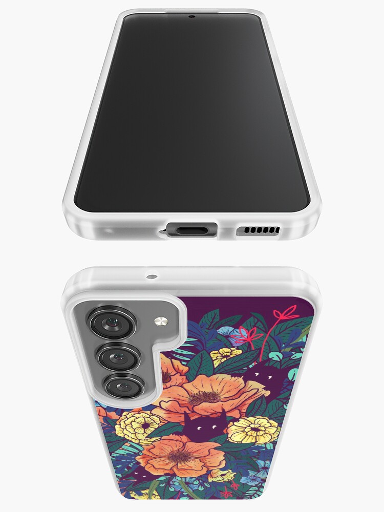 Thumbnail 3 of 4, Samsung Galaxy Phone Case, Wild Flowers designed and sold by littleclyde.