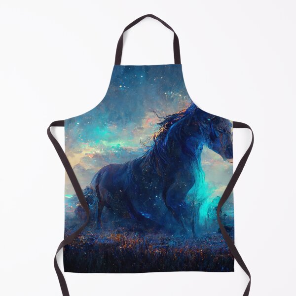 Item preview, Watercolors Magical Horse Painting. Sci-Fi Futuristic Horse Art designed and sold by Pet Shelter.