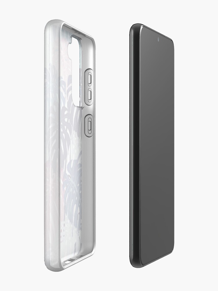 Alternate view of Monstera Melt Case & Skin for Samsung Galaxy